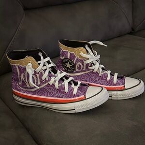Converse Wonka Themed High Top Sneakers